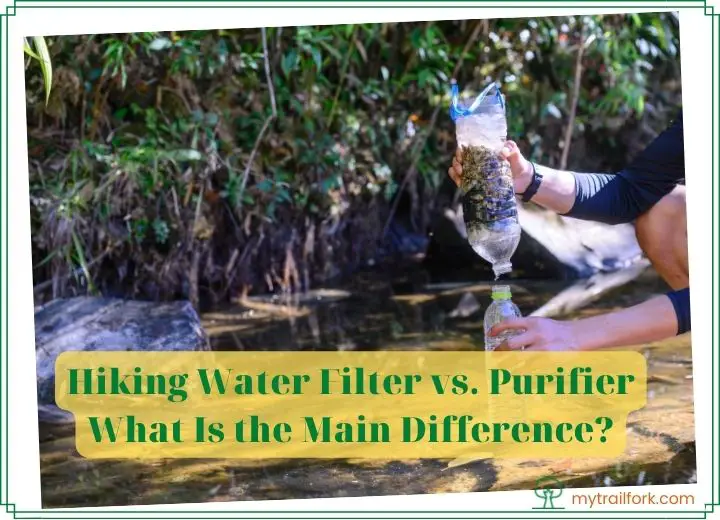 Hiking Water Filter vs. Purifier - What Is the Main Difference